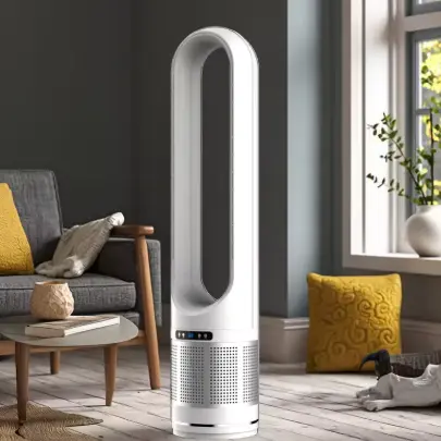 Calentador de ventilador sin aspas con purificador de aire