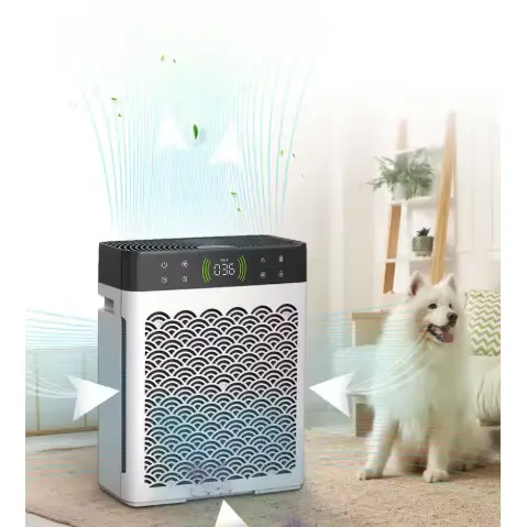 Purificadores de aire UV con filtros de carbón activado