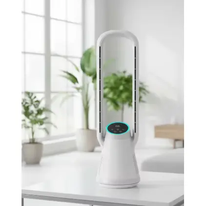 Fan silenciosa del purificador de aire del ventilador sin aspas del hogar con control remoto