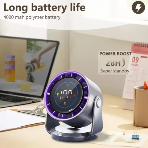 Mini ventilador USB, ventilador de piso de escritorio electrónico manual